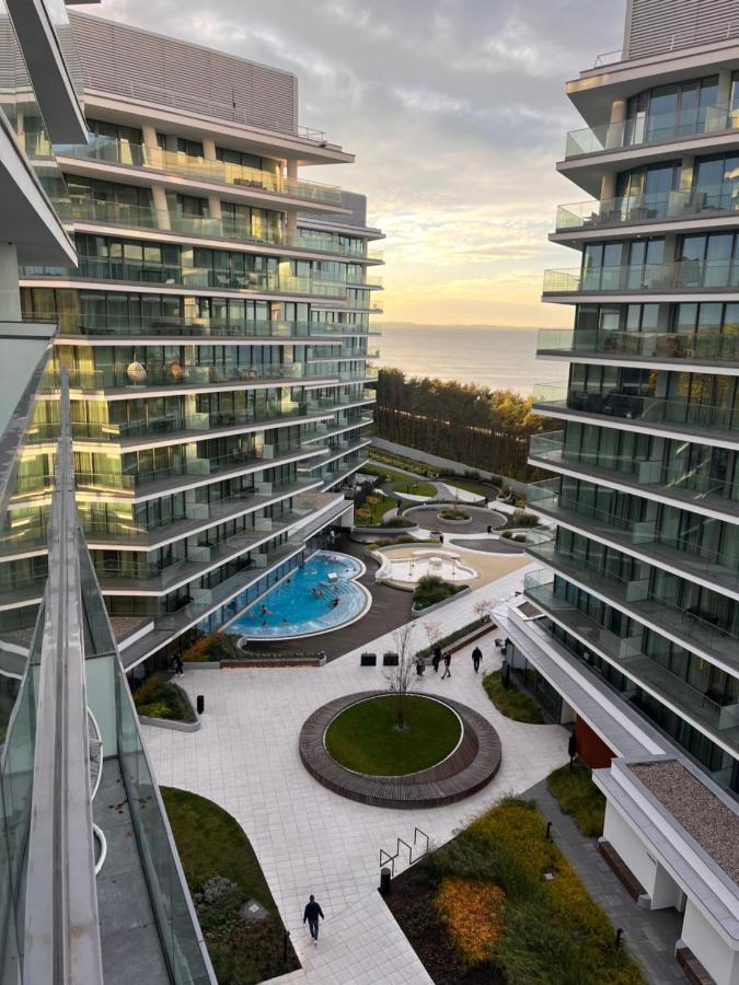Wave Apartment Tyballtic 7Th Floor With Two Bedrooms And Sea View! เมียนซิดดรอแย ภายนอก รูปภาพ